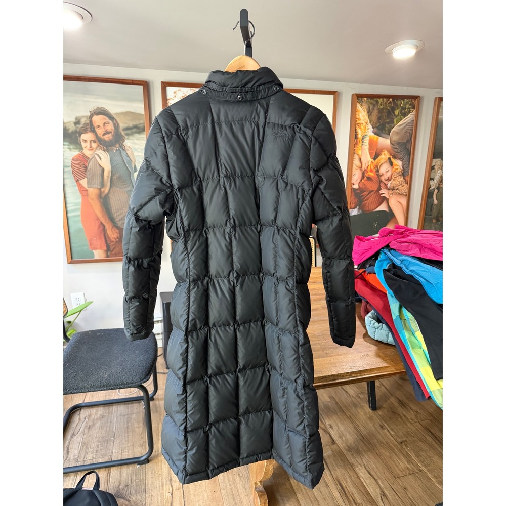 The North Face Metropolis Down Parka Jacket Black 550 Fill Puffer Coat Womens - Picture 6 of 11